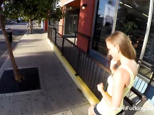 Picking Up A Tight Teen Hottie For POV Sex